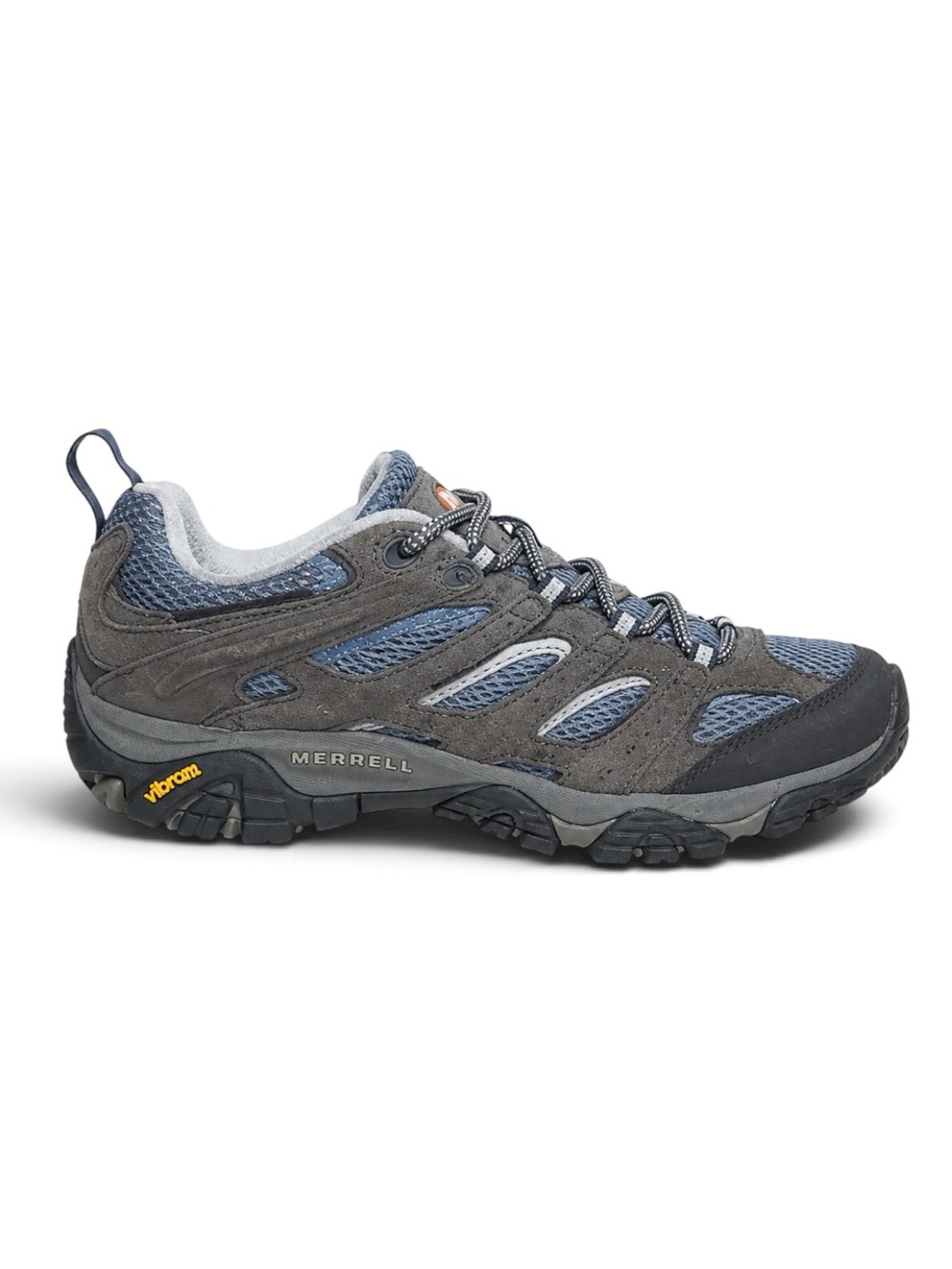Merrell Smore Hiking Shoes Trail Sneakers Outdoor Vibram Soles Gray Blue Size 9